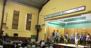 A concert of Irish dancing at the Community Hall in Miltown Malbay.