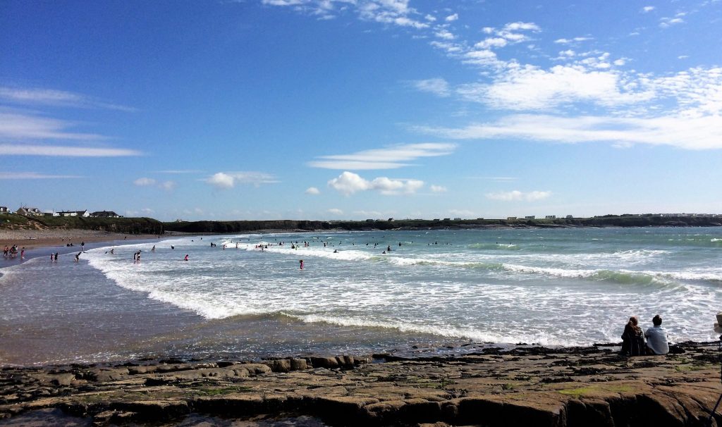 The glorious beach at Spanish Point makes for a refreshing break from the madneess