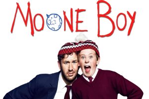 Actor's Chris O'Dowd and David Rawle in Sky's Mooneboy