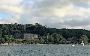 Bantry House as seen from the Whiddy Island Ferry.