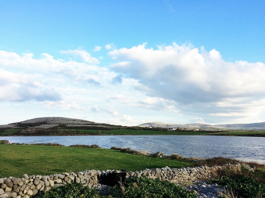 Views of the Burren on the walk 