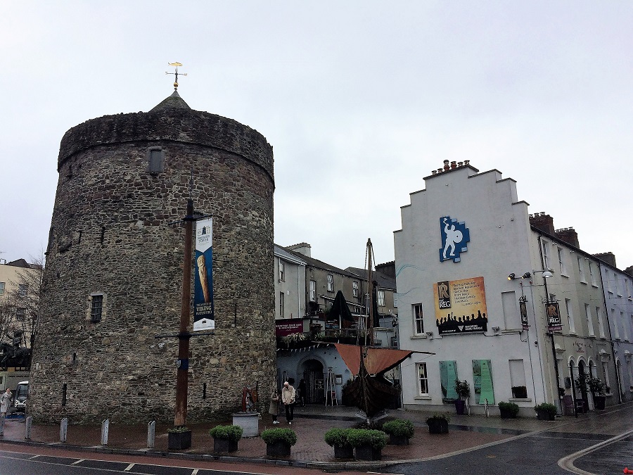 The medieval Reginald's Tower in city's Viking quarter.